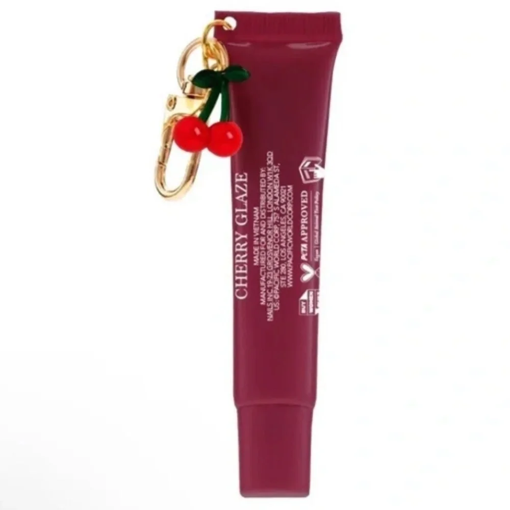3/$25 Holler Hypa Gloss Cherry Scented Lip Gloss with Keychain